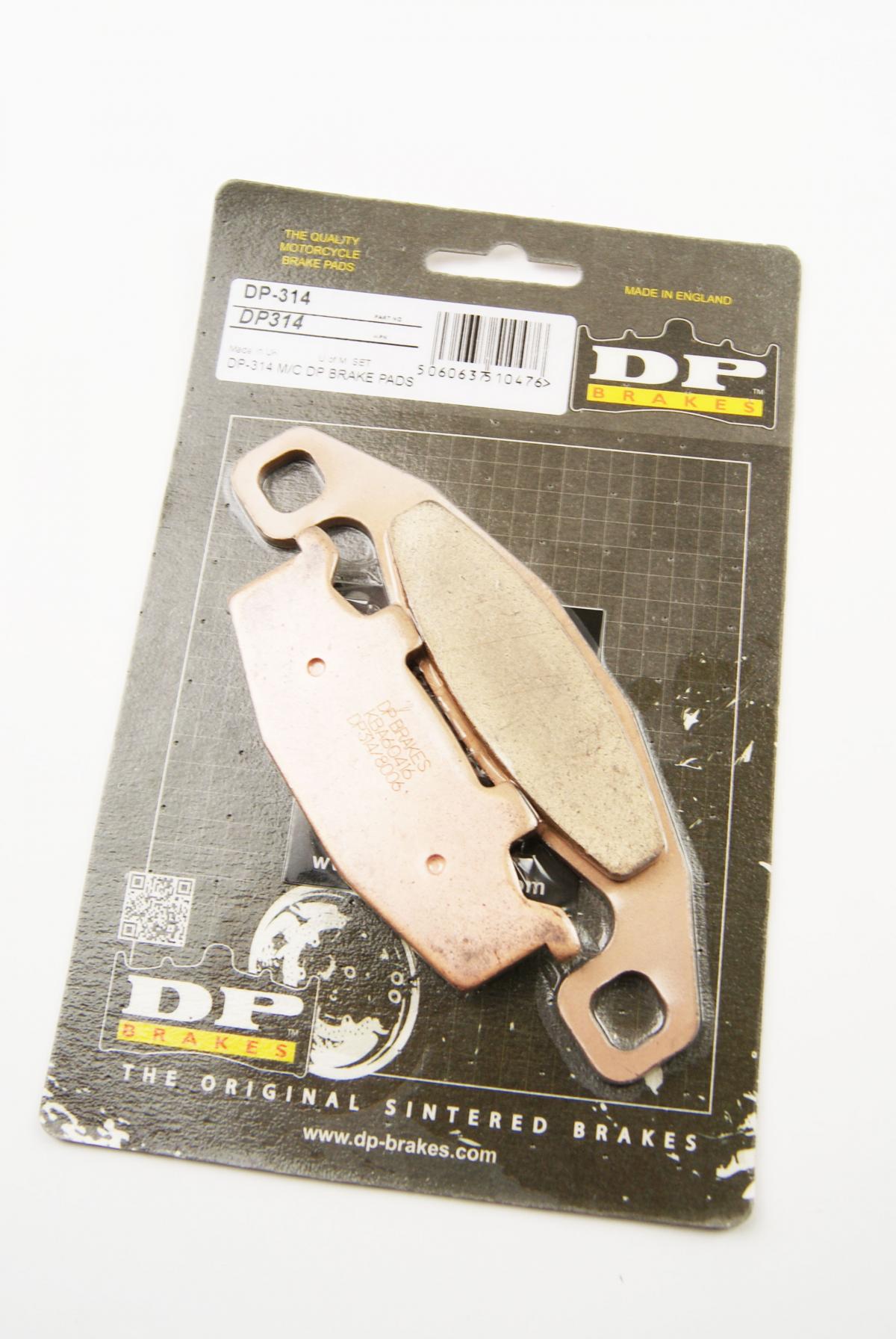 BRAKE PADS SINTERED DP BRAKES, DP314 Premium Sintered, 39-129
