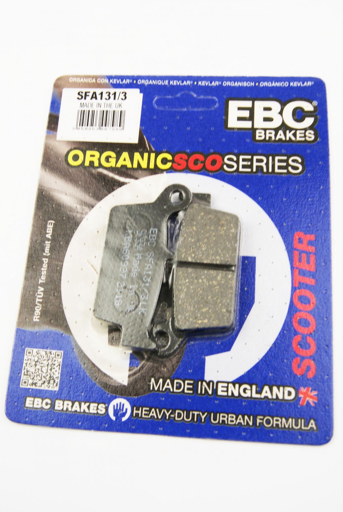BRAKE PADS SFA131/3 EBC, EBC SFA131/3, 06435 GT4 405, 06431 GW2 405