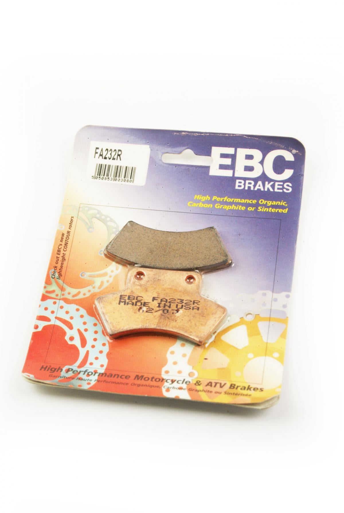 BRAKE PADS SINTERED EBC FA232R 39-232, 41-909.H.EBC