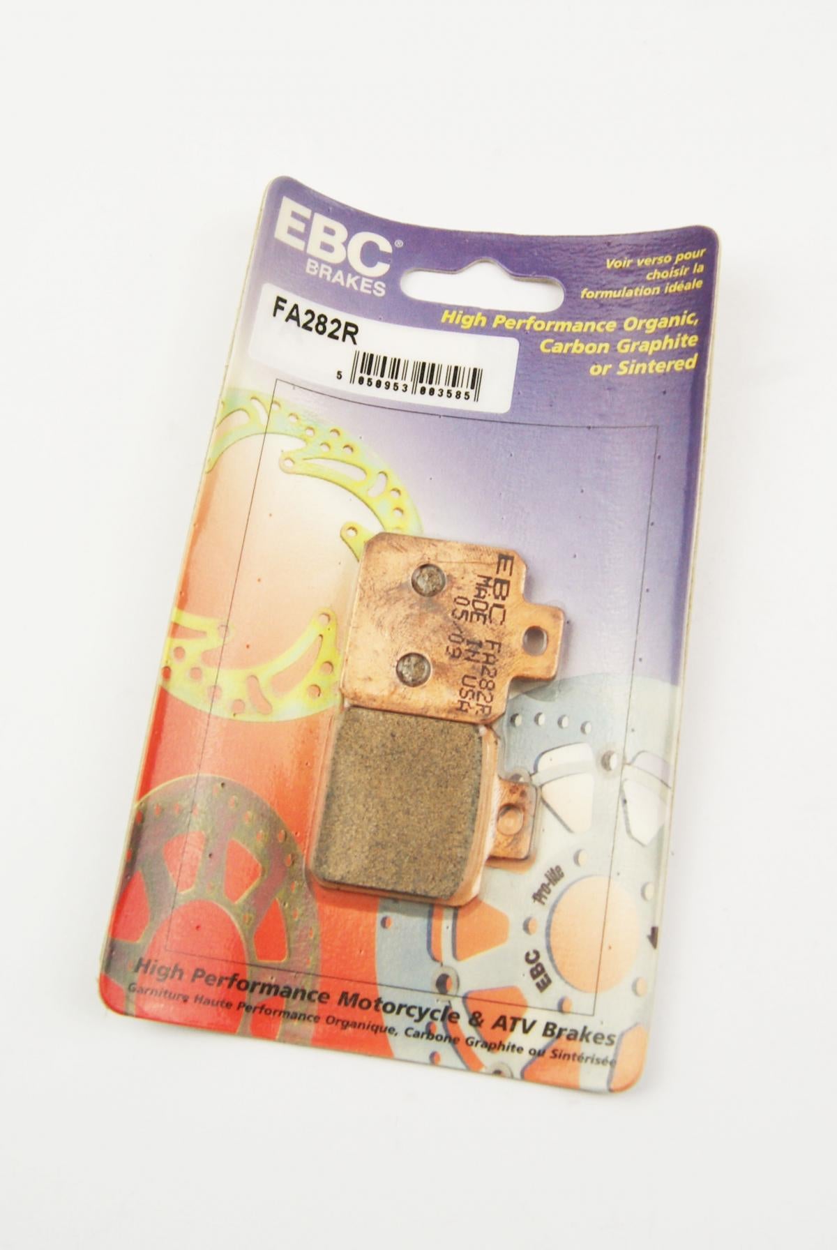 BRAKE PADS SINTERED METAL, EBC FA282R