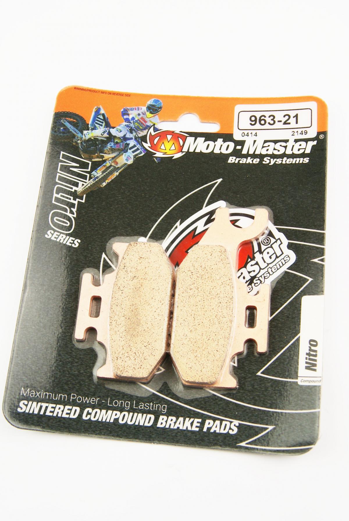 BRAKE PADS SINTERED NITRO, MOTO-MASTER 096321, 39-317