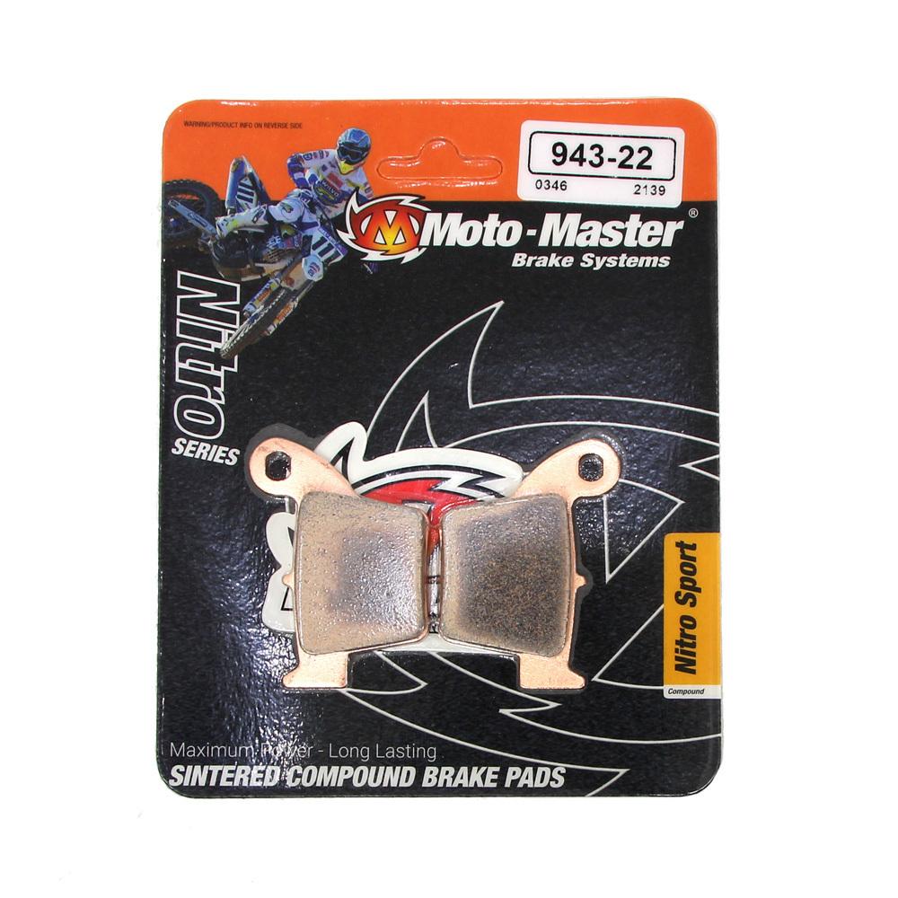BRAKE PADS SINTERED NITRO, MOTO-MASTER 094322, 39-346