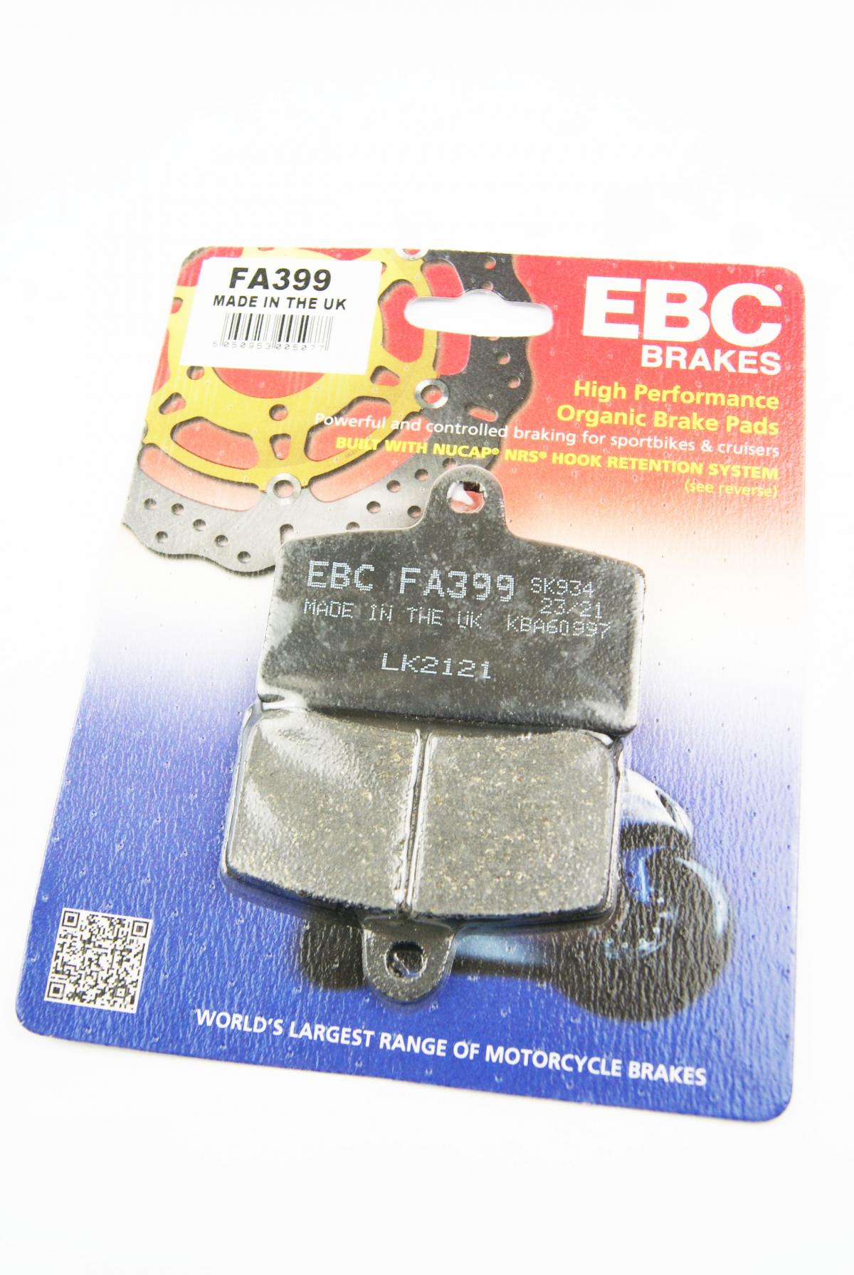 BRAKE PADS FA399 EBC, EBC FA399