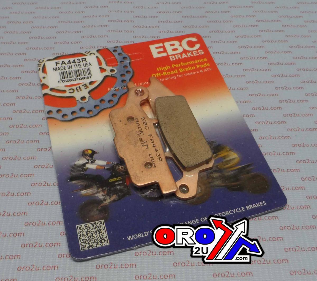 BRAKE PADS SINTERED METAL, EBC FA443R