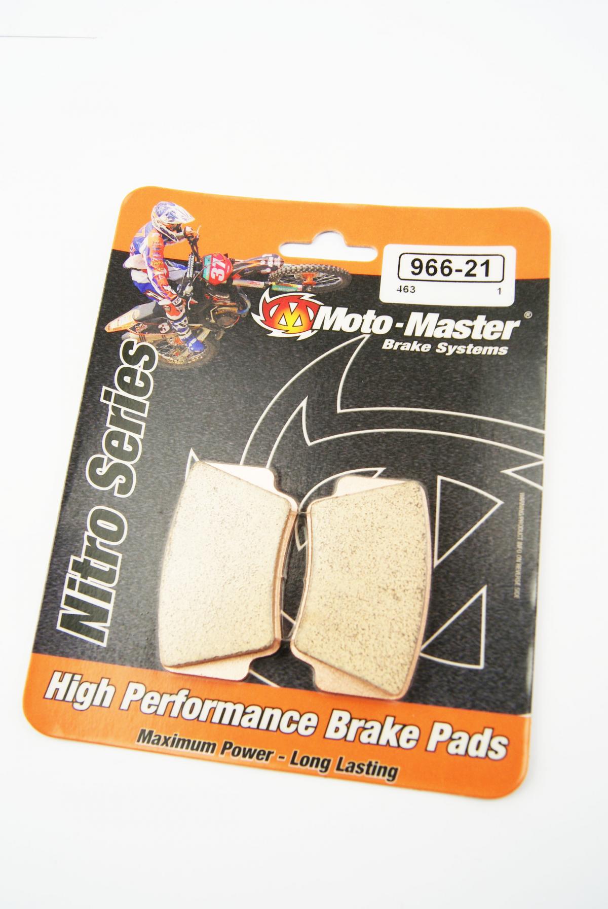 BRAKE PADS SINTERED NITRO, MOTO-MASTER 096621, 39-463