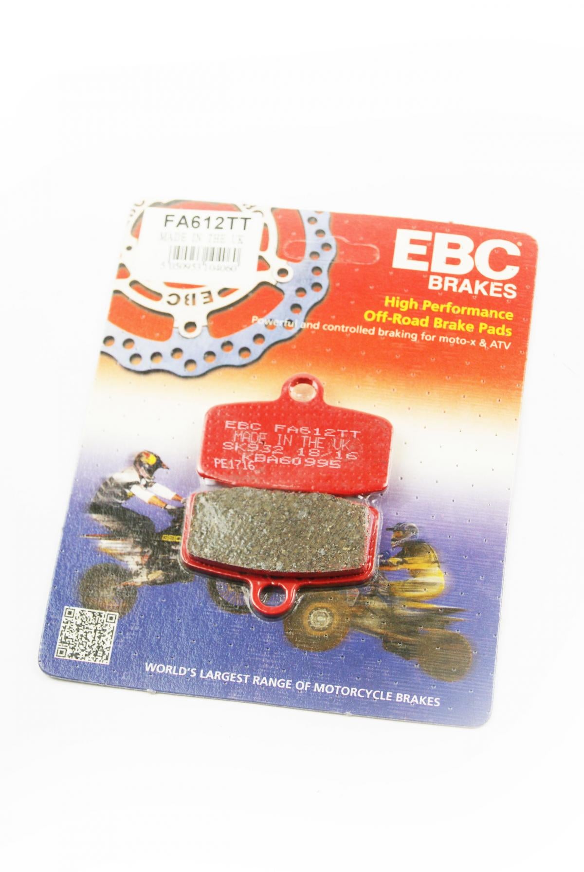 BRAKE PADS STD EBC FA612TT