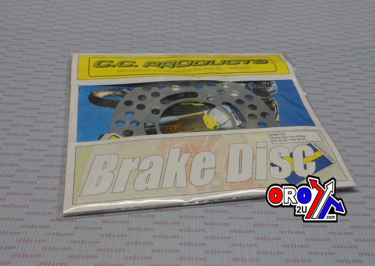 DISC BRAKE FRONT / REAR KX65, CROSS-CENTER PRODUCT 5100-112