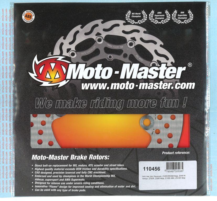 DISC BRAKE REAR ZX-6R NINJA, MOTO-MASTER 110456 KAWASAKI