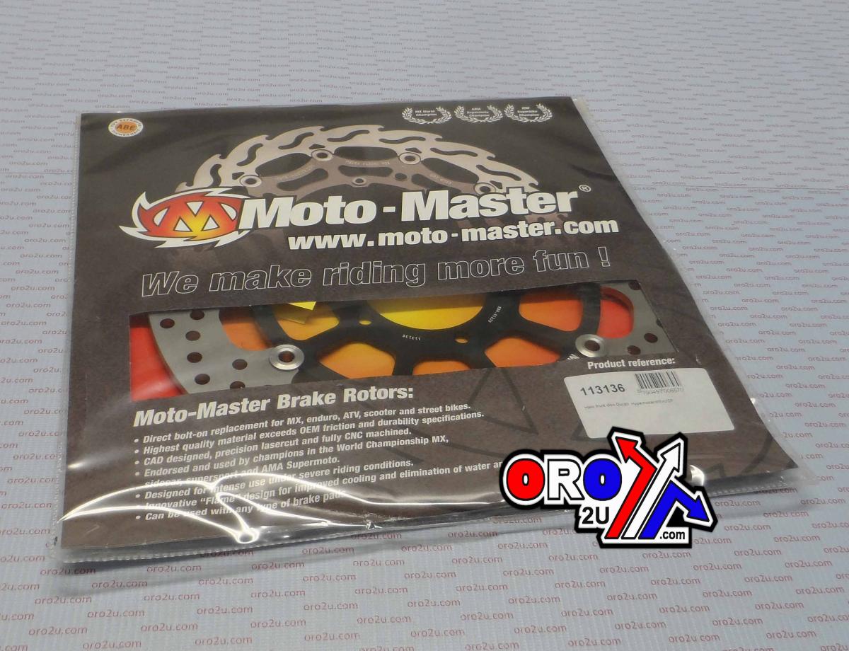 DISC BRAKE FRONT HALO DUCATI, MOTO-MASTER , 113136, ROAD, MC, HYPERMOTARD/EVO/SP