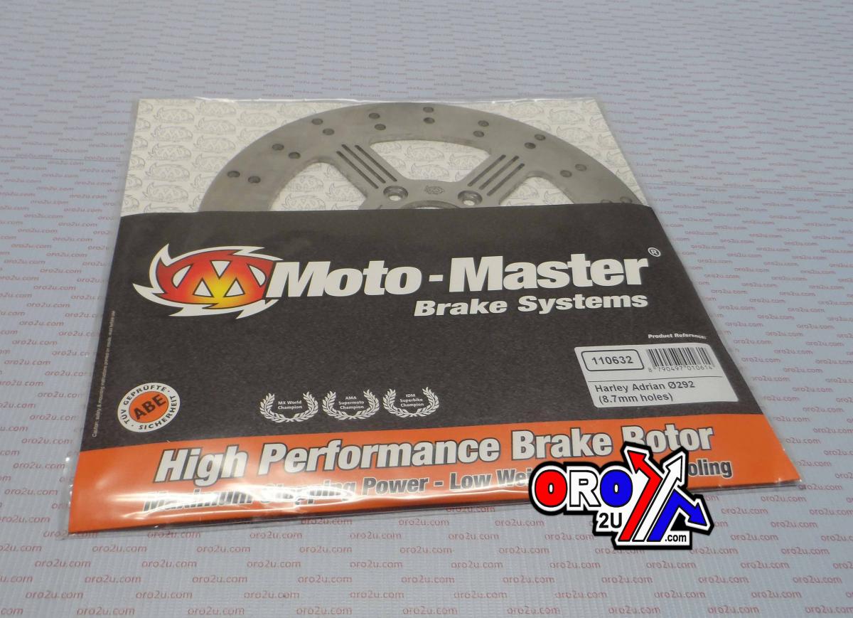 DISC BRAKE LT/RT HARLEY ADRIAN, MOTO-MASTER 110632, ROAD, MC