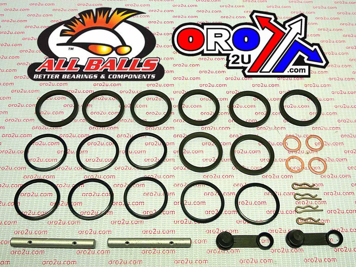 BRAKE CALIPER REBUILD KIT ALLBALLS, ALLBALLS 18-3101 YAM FZ6/FZS 600 FAZER FRONT