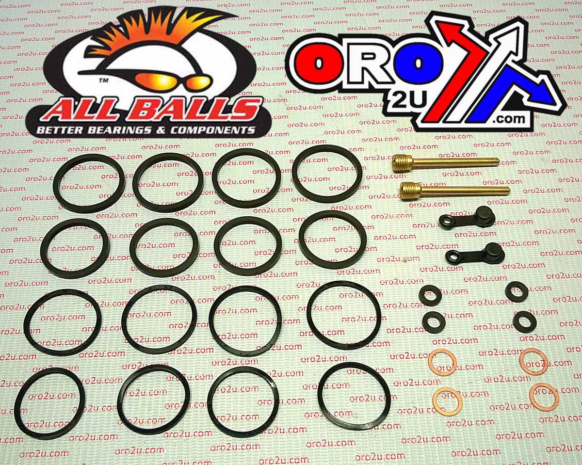 BRAKE CALIPER REBUILD KIT ALLBALLS, ALLBALLS 18-3126 KAW VN/ZZR/SUZ GSXR/SV 02-07 FRONT