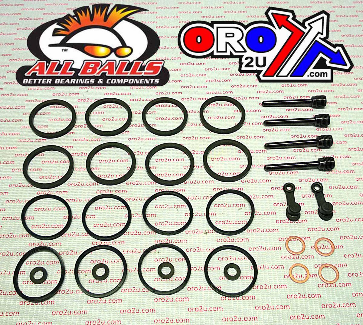 BRAKE CALIPER REBUILD KIT ALLBALLS, ALLBALLS 18-3145 KAW VN1600/ZX600/10/12R 03-08 FRONT