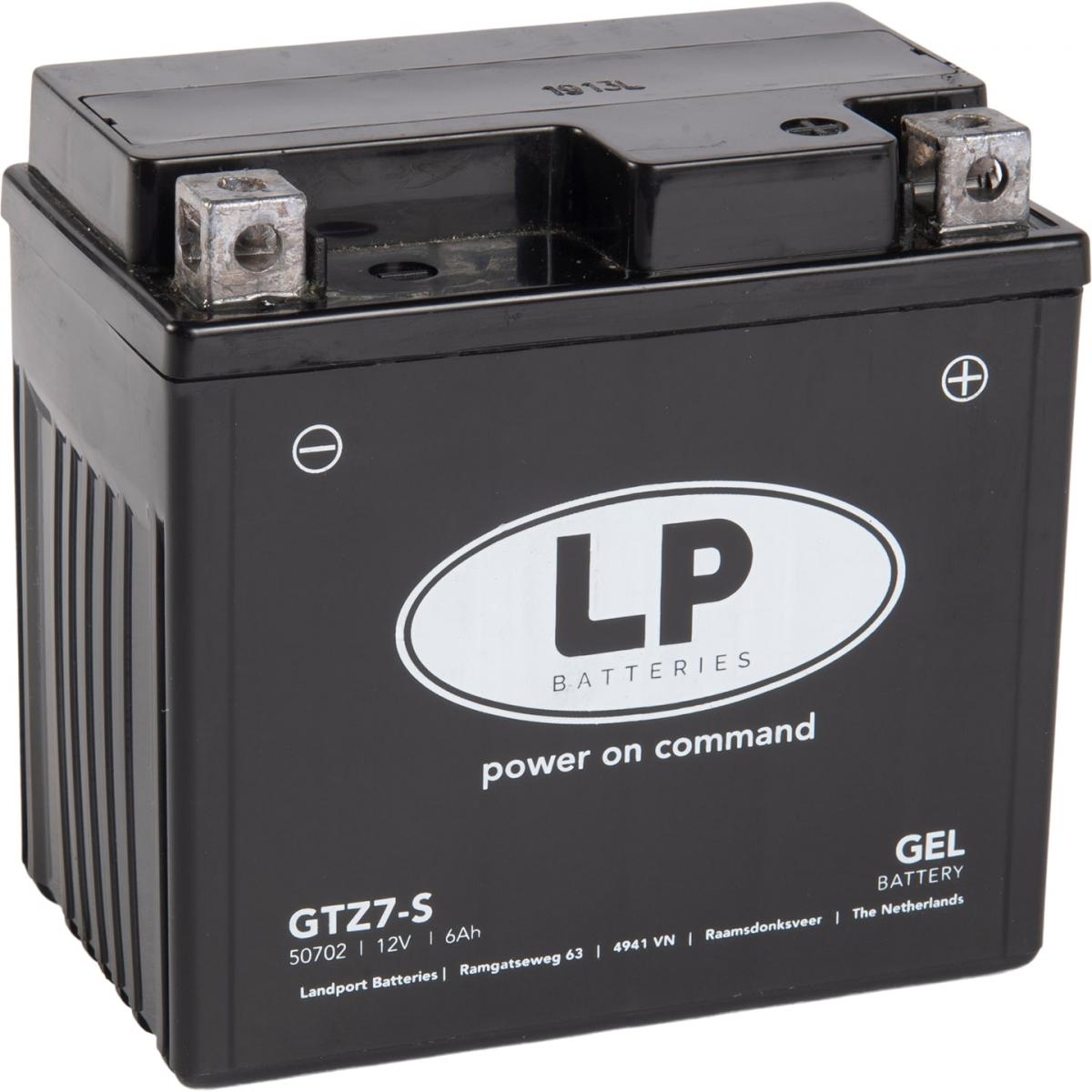 BATTERY LTZ7-S 12V GEL, LANDPORT 50616 MG GTZ7-S