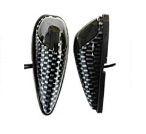 INDICATORS SMOKE LENS PAIR, JAGUAR CARBON LOOK CASE, 121407389