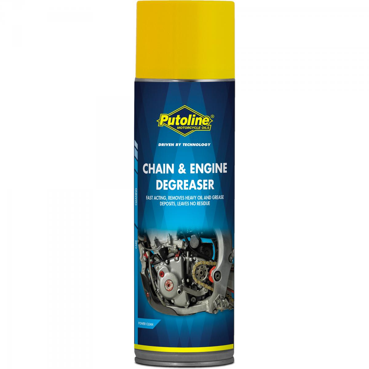 500ml CHAIN ENGINE DEGREASER, PUTOLINE DEG-500ml, 12