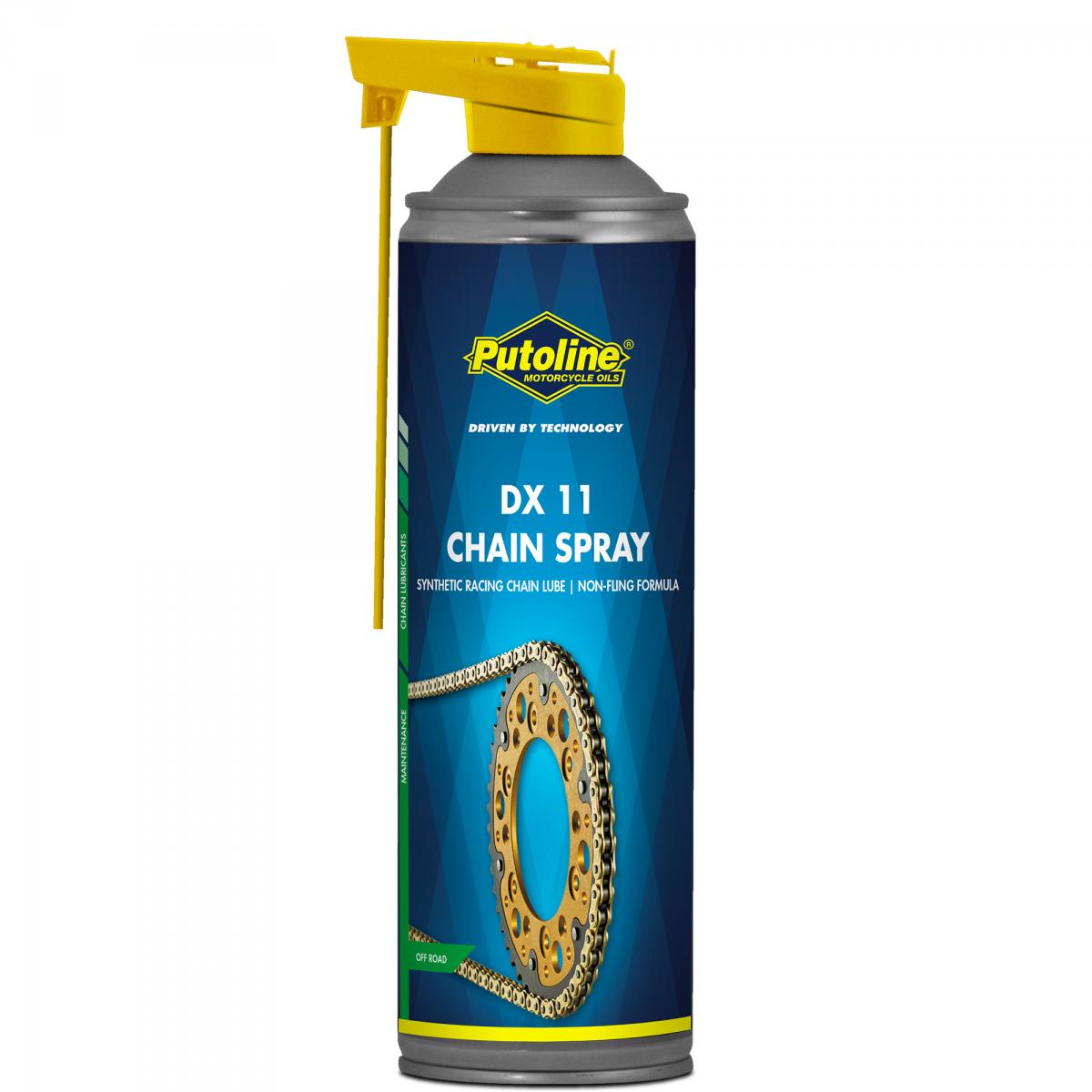 CHAIN LUBE DX11 500ML, PUTOLINE High Performance, 12 Mfr. Part No. 70082 DX11-500