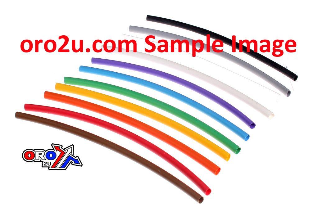 HEAT SHRINK TUBING 10mm x 1MTR, ORANGE