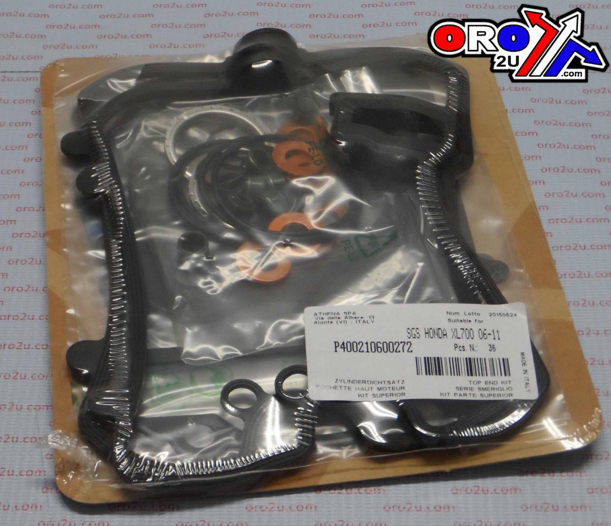 TOP END GASKET SET HONDA NT/XL 700V 06-11, ATHENA P400210600272