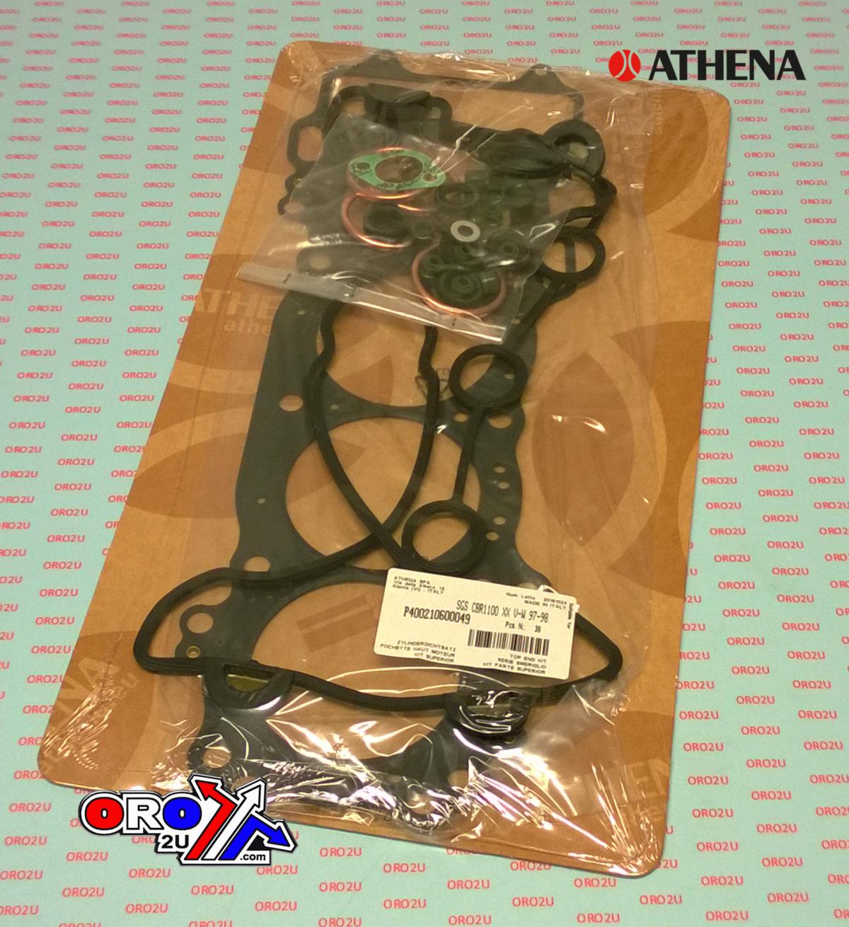 TOP END GASKET SET HONDA CBR 1100XX 97-98, ATHENA P400210600049 BLACKBIRD