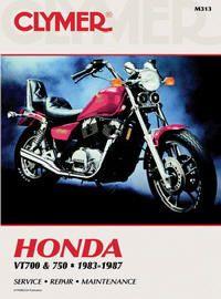 MANUAL Honda VT700 & 750, CLYMER M313 REPAIR Maintenance