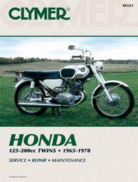 MANUAL Honda 250 & 350cc, CLYMER M322 REPAIR Maintenance