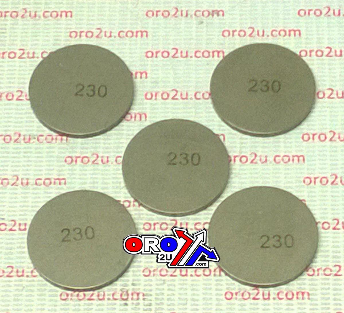 VALVE SHIM 2.30 29.5mm PK/5 K&L 13-7663