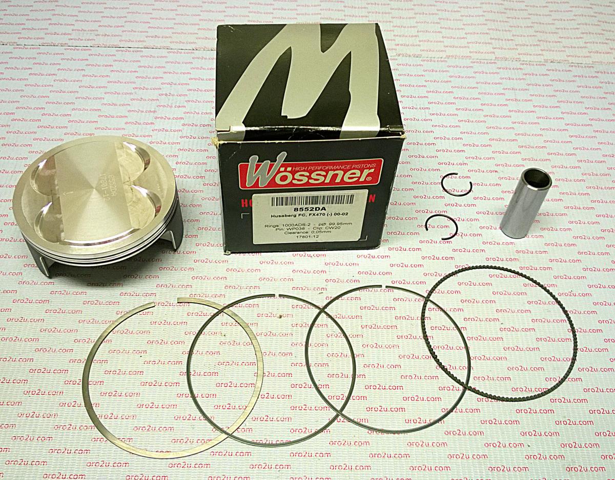 PISTON KIT 470 100.00mm HUSA, WOSSNER 8552DA HUSABERG