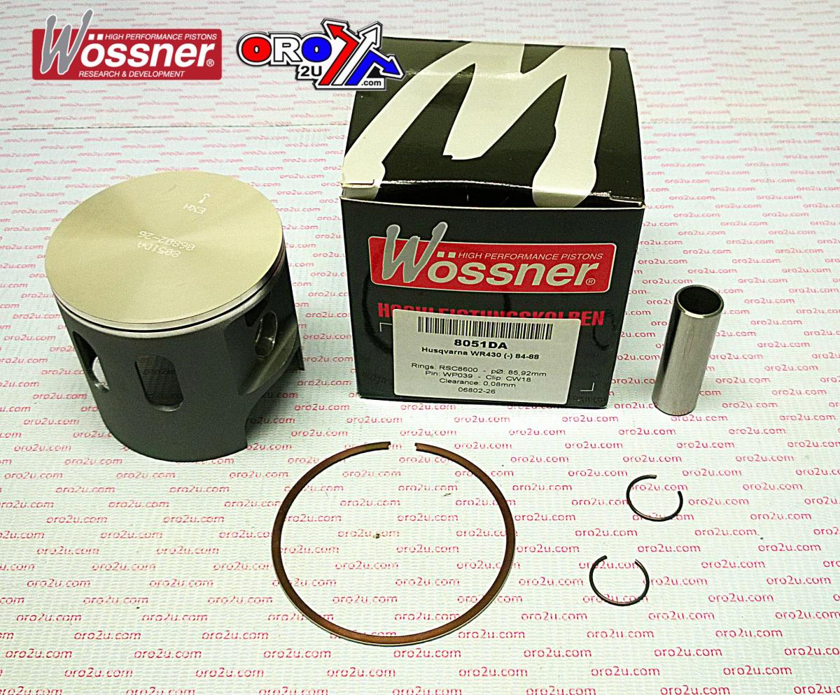 PISTON KIT 80-88 430 86.00, HUSQVARNA WOSSNER 8051DA