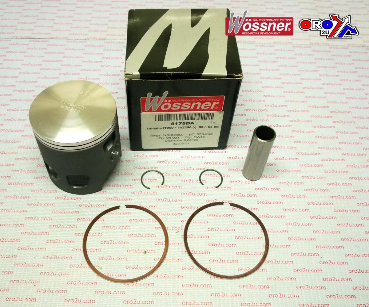 PISTON KIT 1983 IT250 69.50, FORGED WOSSNER 8175D150