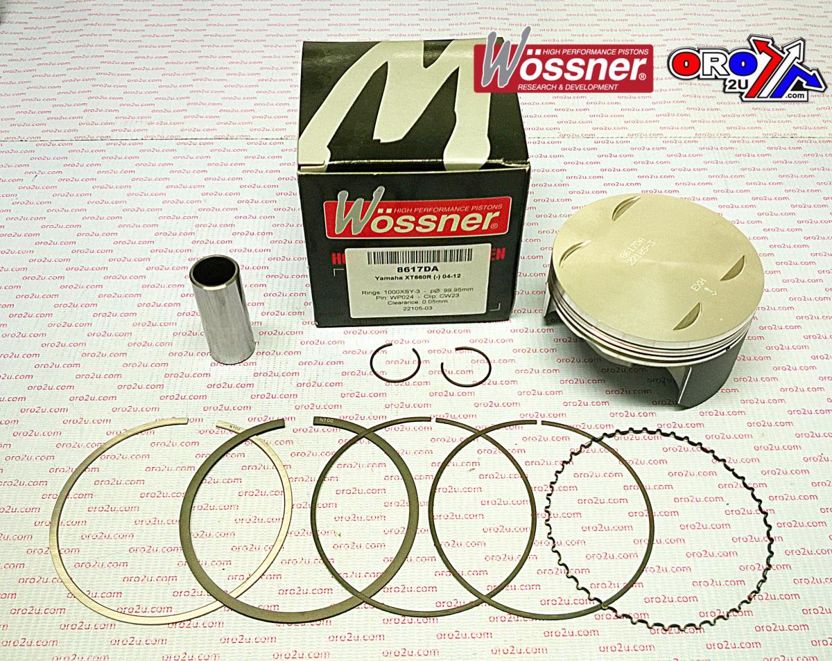 PISTON KIT 04-17 XT660R 100 A, FORGED WOSSNER 8617DA