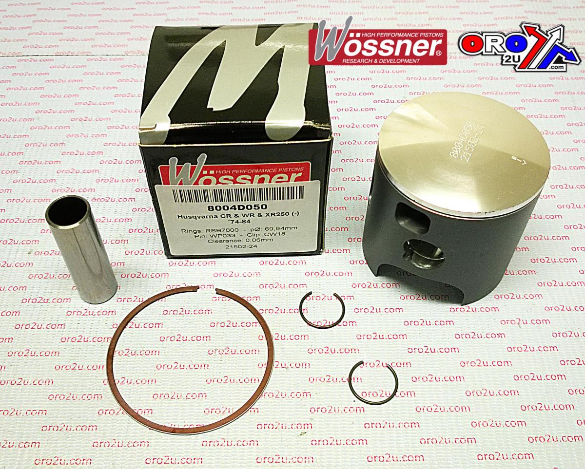 PISTON KIT HSQ 250 74-84 70.50, WOSSNER 8004D100 HUSQVARNA