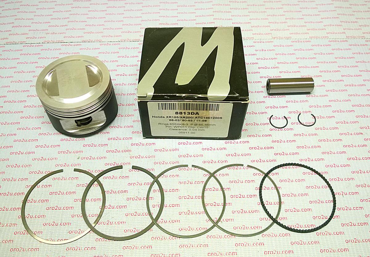 PISTON KIT XR200 ATC200 80-02, WOSSNER 8813D050 66.00