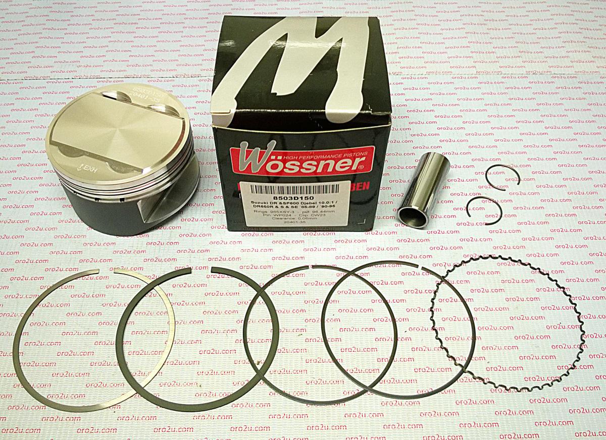 PISTON KIT DR600 DR650 97.00, FORGED WOSSNER 8503D200