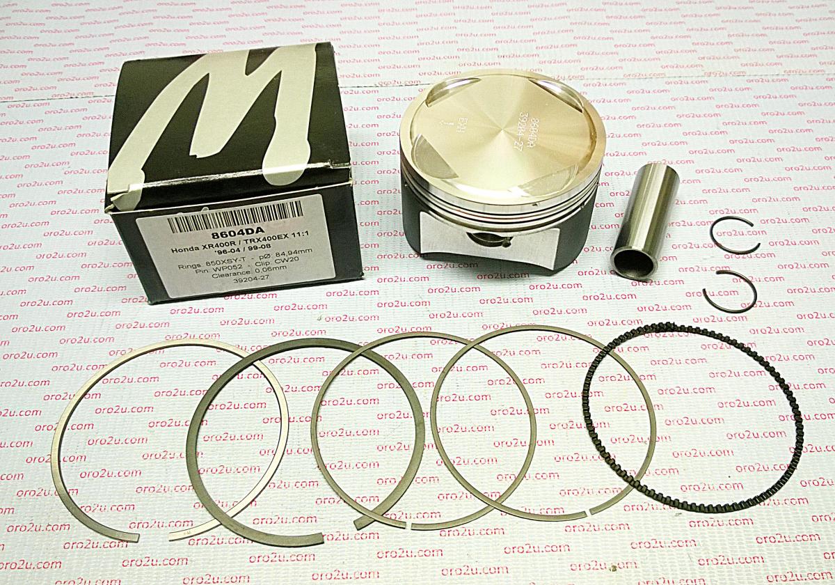 PISTON KIT XR400 TRX400 89.00, FORGED WOSSNER 8604D400