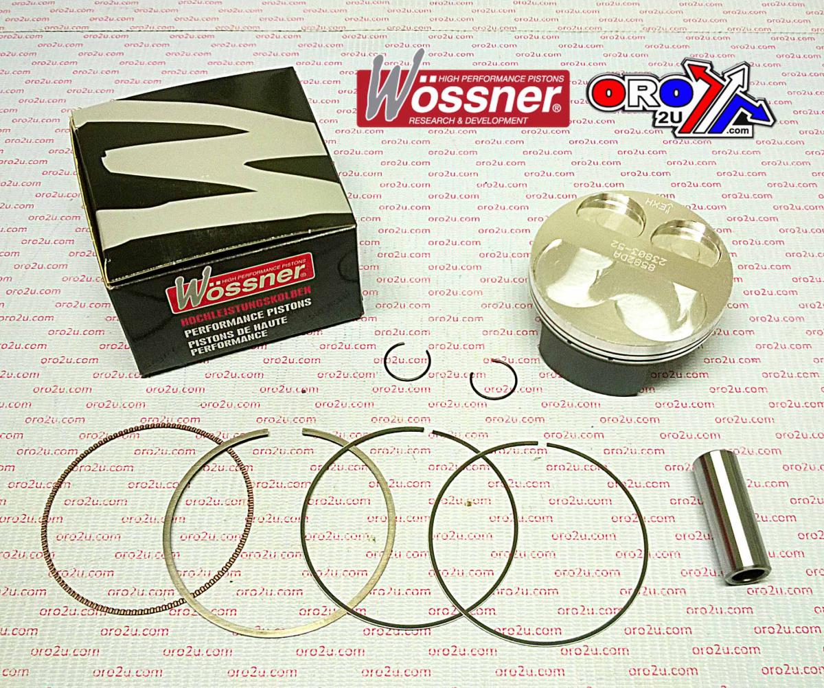 PISTON KIT KXF RMZ 250 77.00 C, FORGED WOSSNER 8582DC