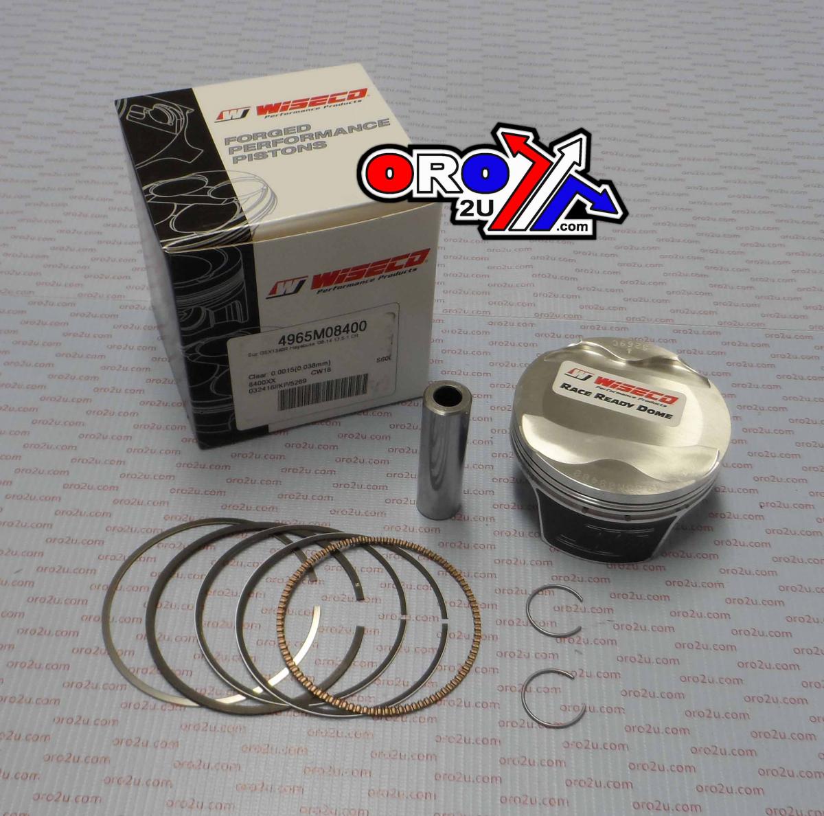 PISTON KIT GSX1340R 11-12 8400, WISECO 4965M08400 ROAD SUZUKI