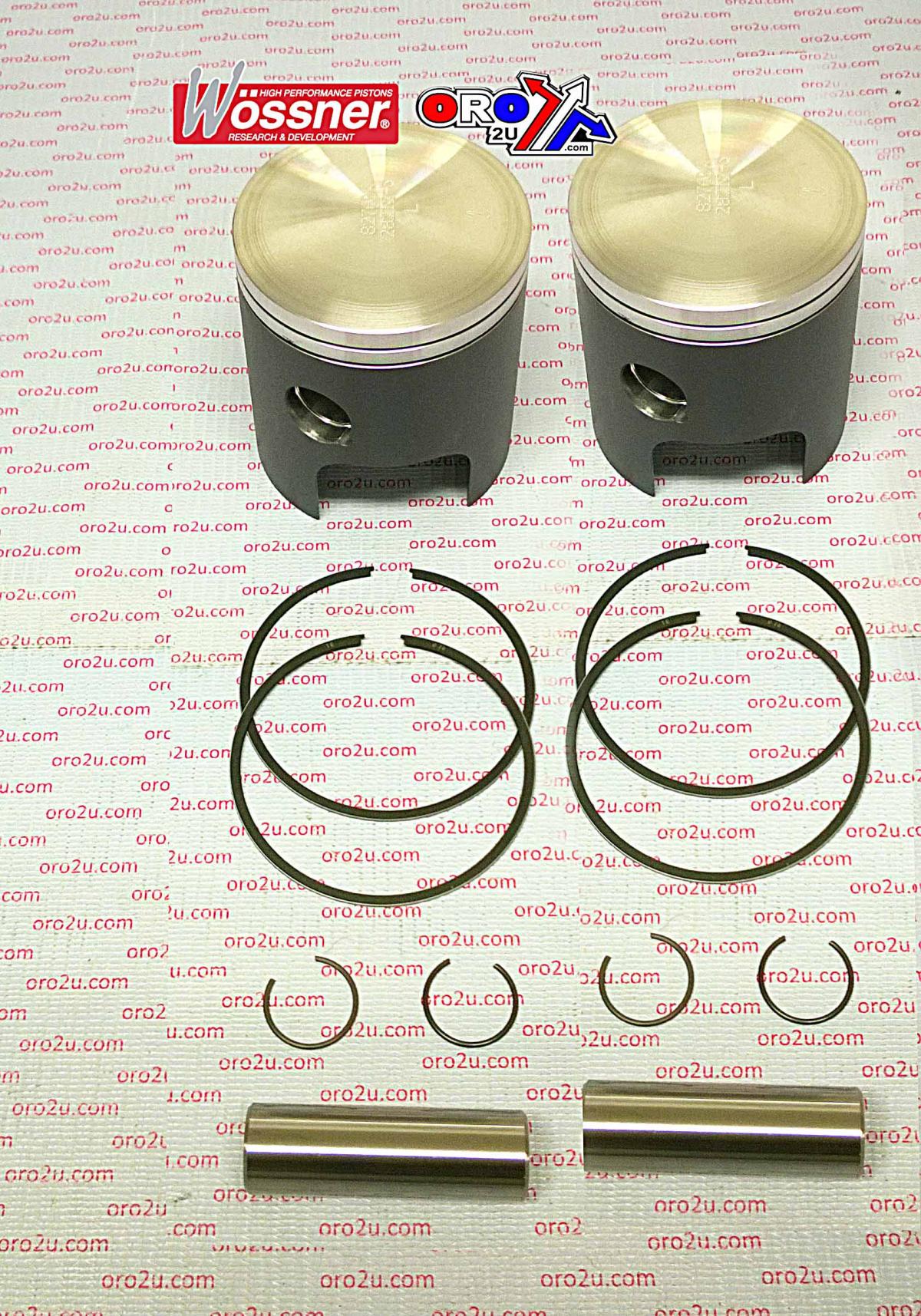 PISTON KIT SET/2 TWIN GT500, WOSSNER K8276DA-2 70.00mm