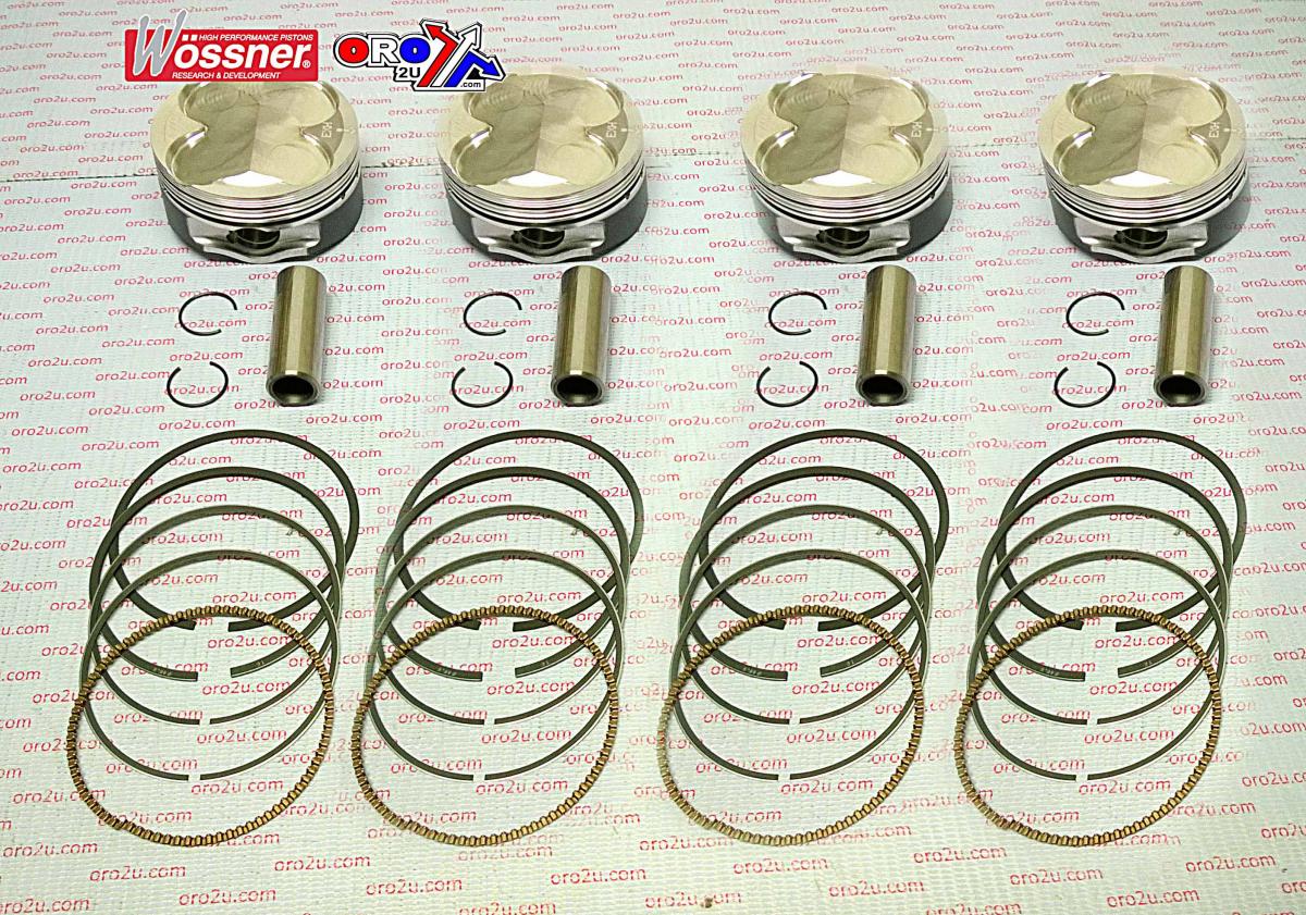 PISTON KIT SET/4 YZF R6 01-05, WOSSNER K8831DA-4 YAMAHA