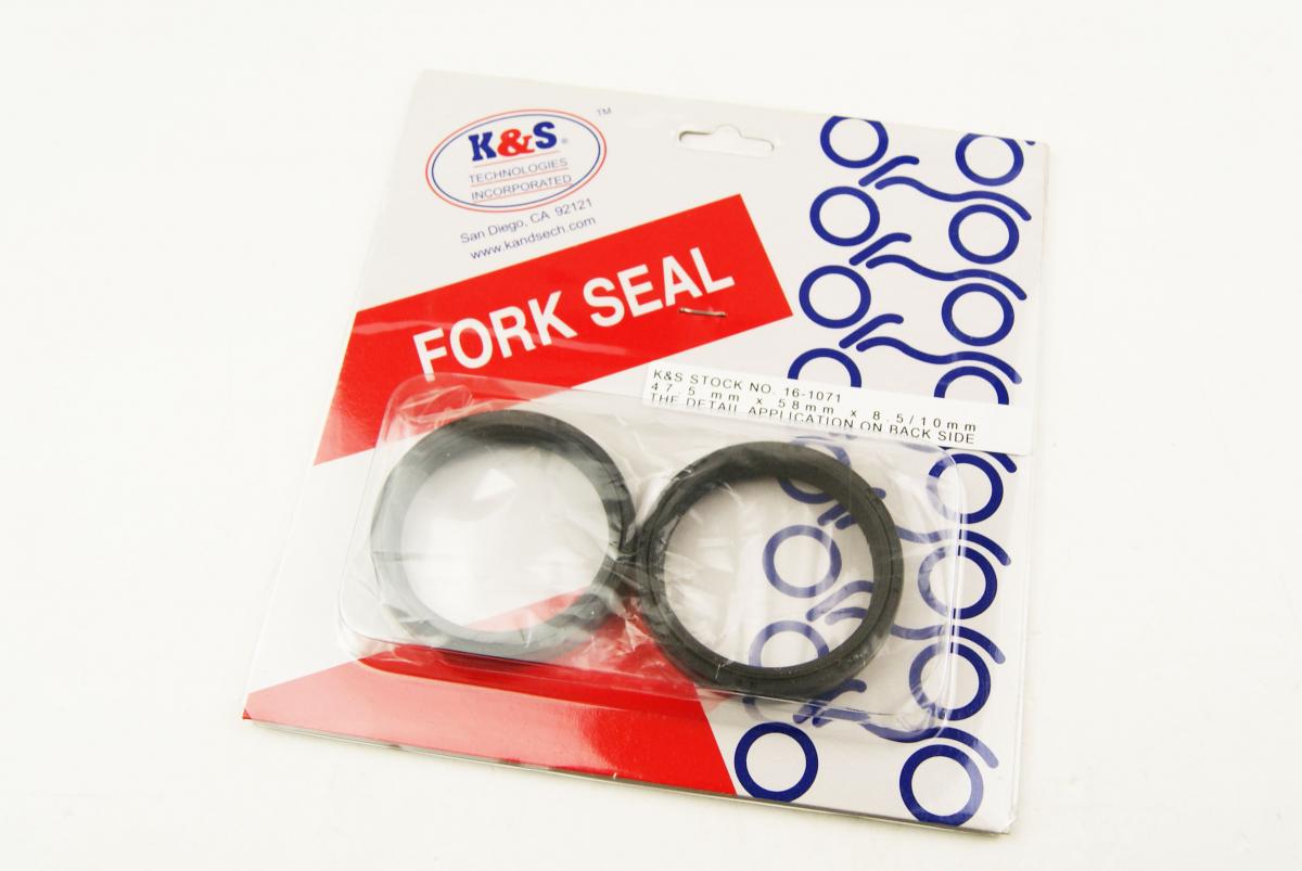 FORK SEAL SET 47.5x58x8.5/10.5, K&S 16-1071 OIL