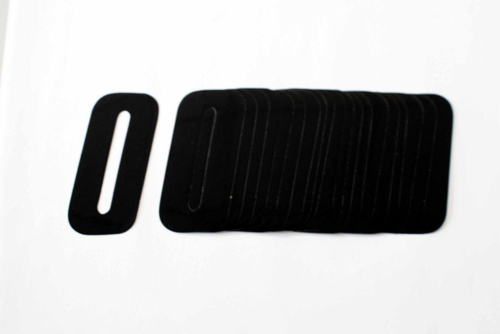 0 BLACK 4.5inc 11cm PK/20