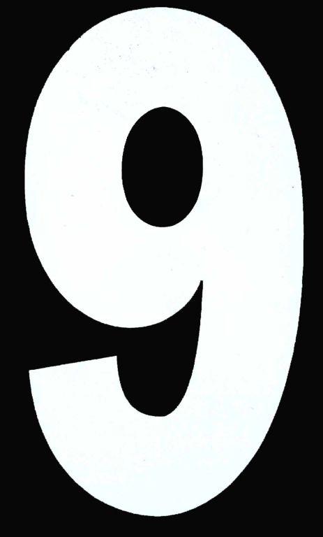 9 WHITE ISDE No9 5.25in