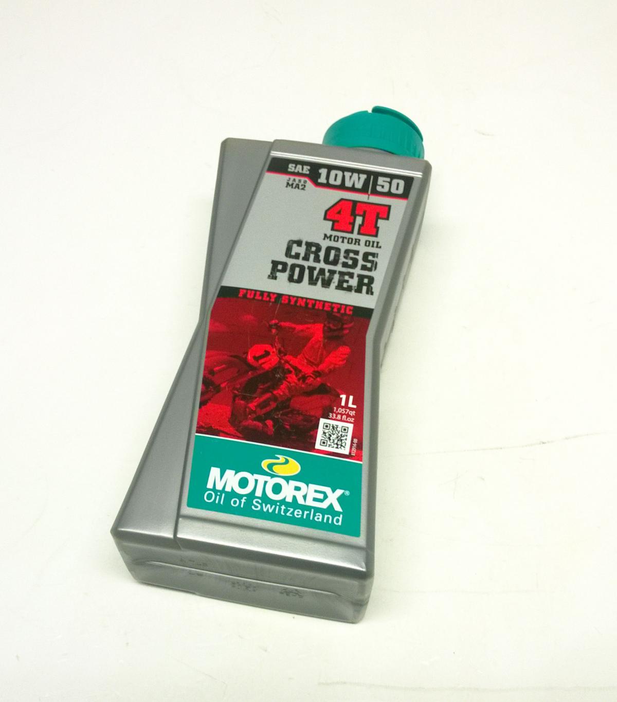 OIL CROSSPOWER 4T 10/50W 1LT, MOTOREX 7300012, 10