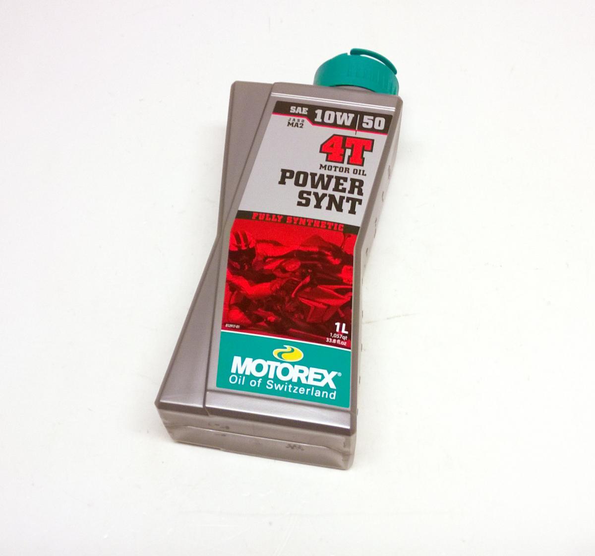 1LT POWER SYNT 4T 10/50W SYNTH OIL, MOTOREX 7300042, 10