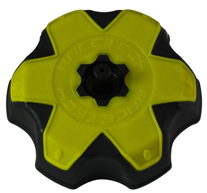 TANK CAP RTECH BLACK/YELLOW, RTECH R-TAPPORMZGI9