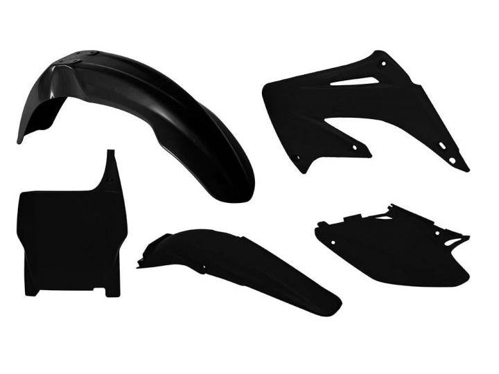 Honda CR 125 / 250 Plastic Kit / Body Set - Black – 2004–2007