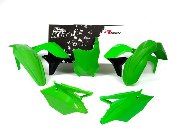 Kawasaki KXF KX-F 450 Plastic Kit / Body Set – Green – 2016–2018