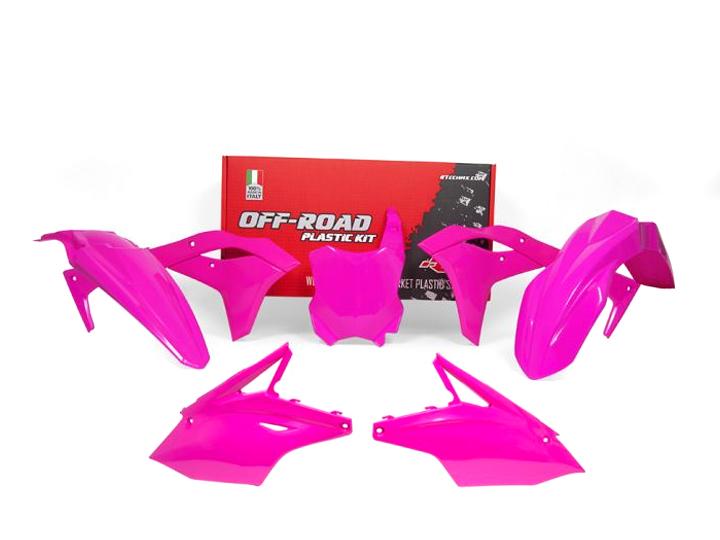 Kawasaki KXF KX-F 250 Plastic Kit / Body Set Pink – 2017–2019