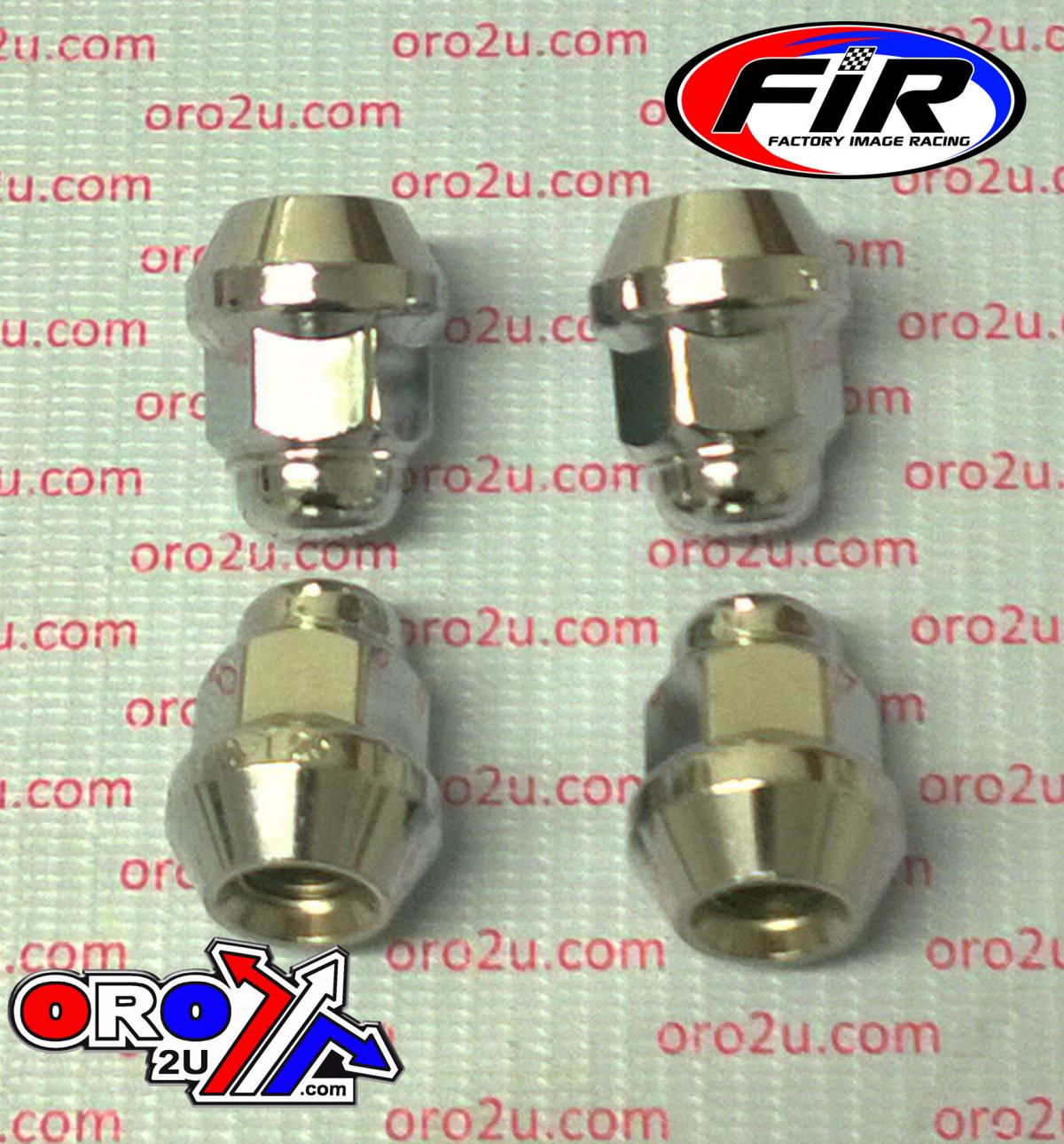 LUG NUT M10x1.25 TAPER CHROME