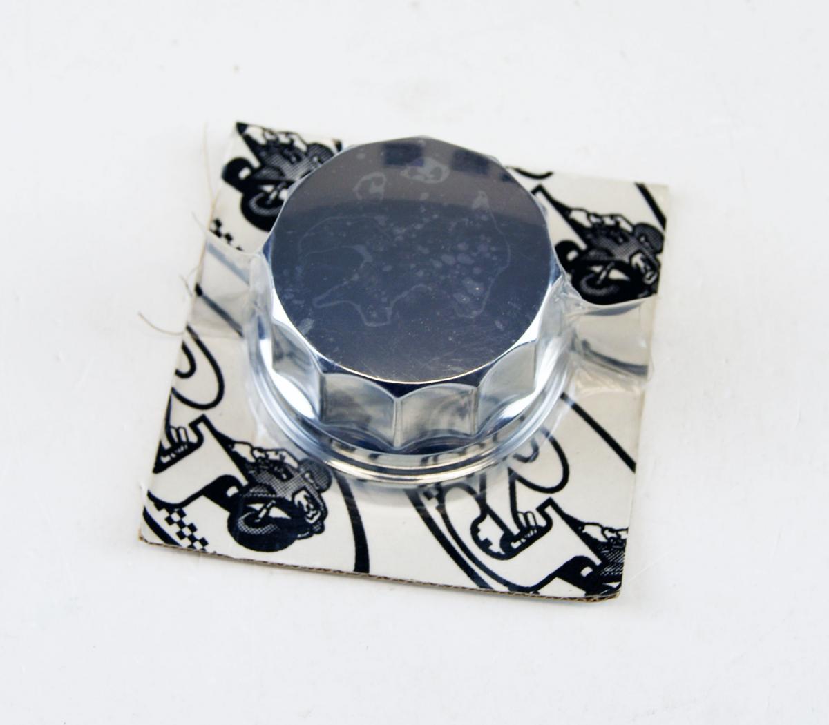 CHROME HUB CAP 70mm UNIV 121410458